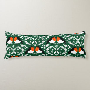British Robin Redbreast Body Cushion