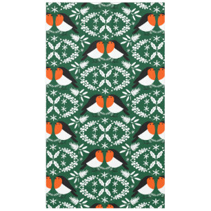 British Robin Redbreast Tablecloth