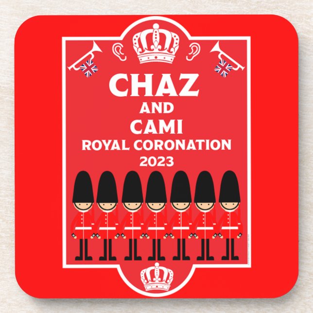 British Royal Coronation King Charles III      Coaster (Front)