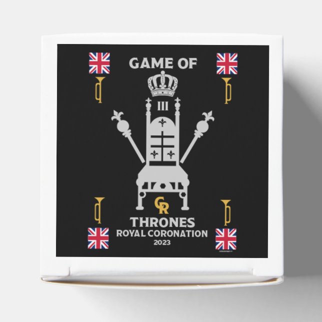 British Royal Coronation King Charles III     Favour Box (Top)