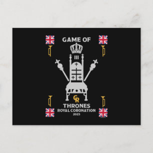 British Royal Coronation King Charles III     Postcard