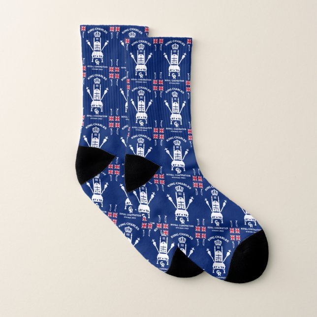 British Royal Coronation King Charles III      Socks (Pair)