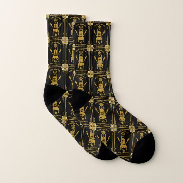 British Royal Coronation King Charles III      Socks (Pair)