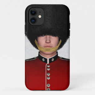 British Royal Guard Soldier London Art iPhone 11 Case