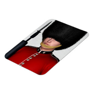 British Royal Guard Soldier London Art Magnet