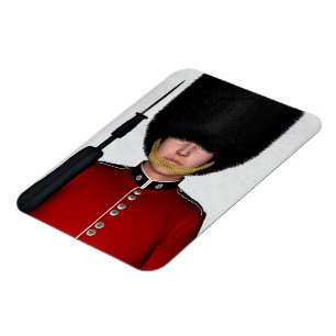 British Royal Guard Soldier London Art Magnet