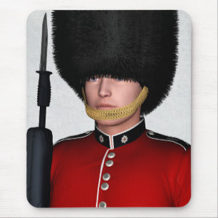 British Royal Guard Soldier London Art Mouse Mat