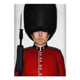 British Royal Guard Soldier London Art Photo Print