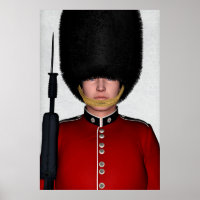 British Royal Guard Soldier London Art