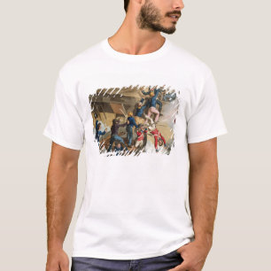 British Sailors Boarding a Man of War, engraved by T-Shirt