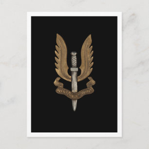 British SAS Postcard