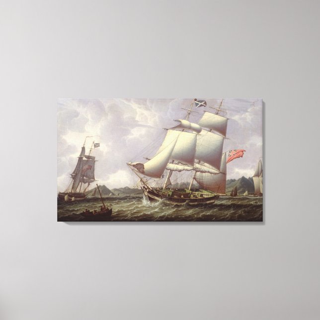 British Schooners Canvas Print (Front)