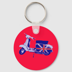 British scooter key ring