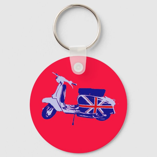 British scooter key ring (Front)