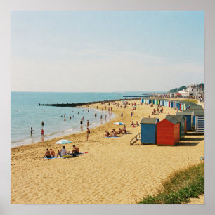 British Seaside Serenity Poster