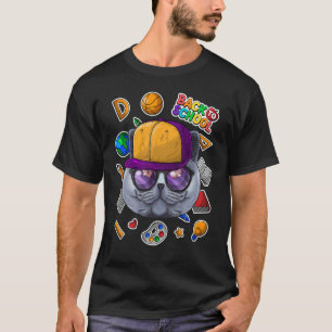 British Shorthair Back To School First Day Of Scho T-Shirt