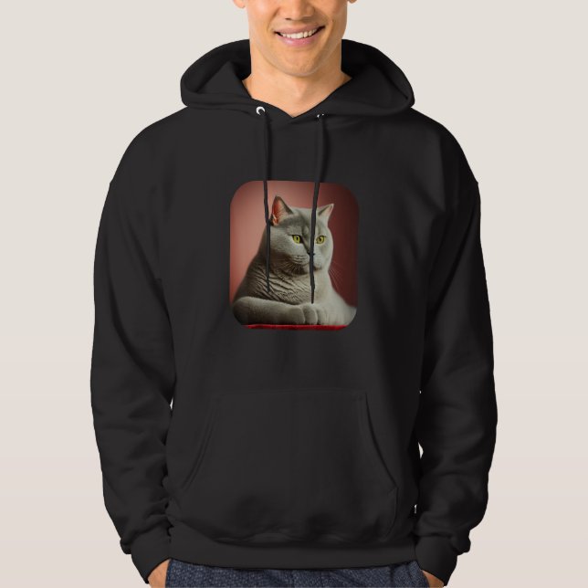 British Shorthair Cat 5 Hoodie (Front)