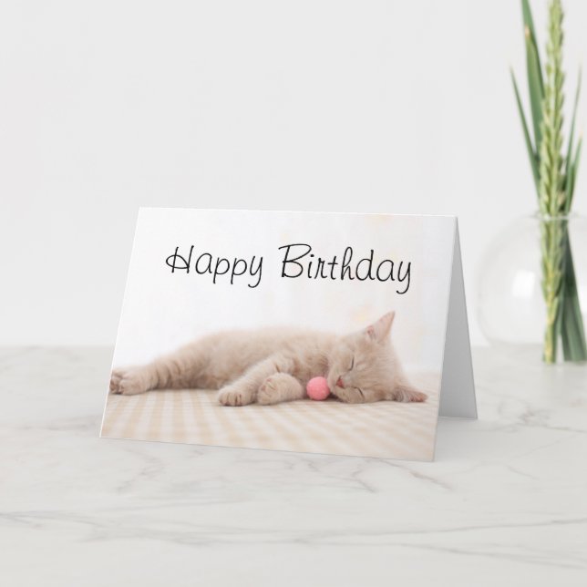 British Shorthair Cat Card (Front)