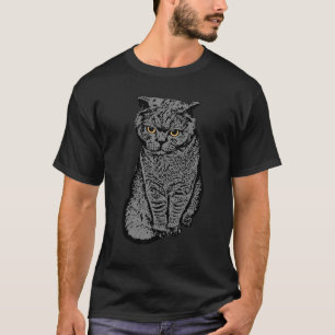 British Shorthair Cat Feline Meow Kitty Tomcat An T-Shirt
