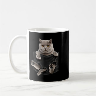 British Shorthair Cat In Poc Coffee Mug