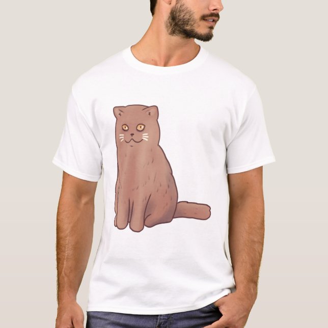 British shorthair cat Magic T-Shirt (Front)