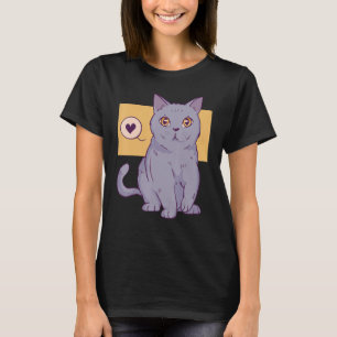 British Shorthair Cat Owner Animal  Cute T-Shirt