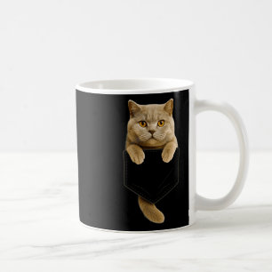 British Shorthair Cat Pocket Gifts Cat Mum Cat Dad Coffee Mug