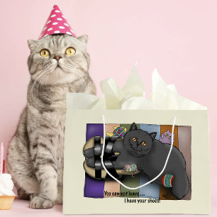 British Shorthair Cat Sandals Beach Ready Funny Large Gift Bag