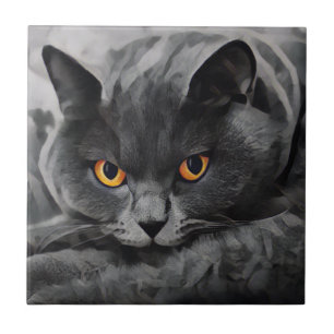 British Shorthair Cat Tile