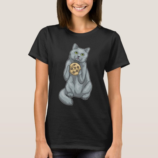 British Shorthair Cookie T-Shirt (Front)
