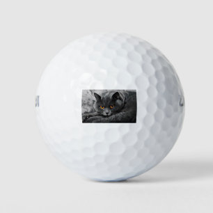 British Shorthair Kitty Golf Balls