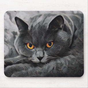 British Shorthair Kitty Mouse Mat