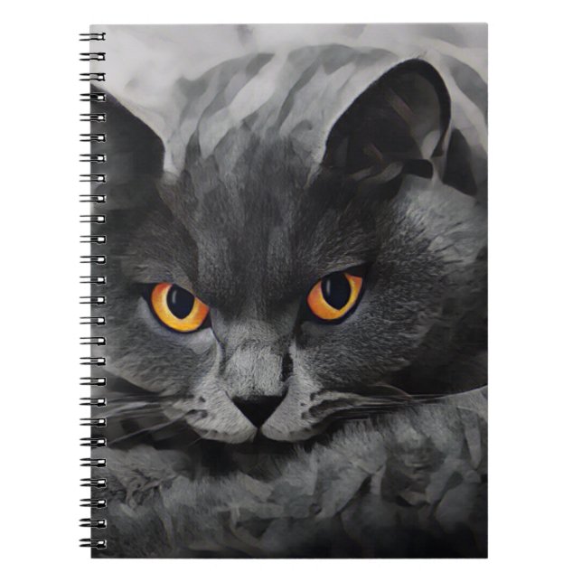 British Shorthair Kitty Notebook (Front)
