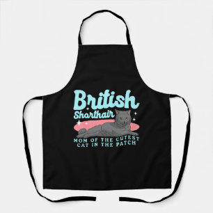 British Shorthair Mum Cat Owner Apron