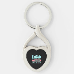 British Shorthair Mum Cat Owner Key Ring