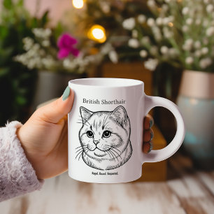 British Shorthair Two-Tone Coffee Mug