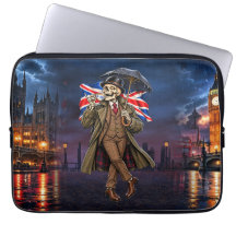 British Skeleton London Rain Tea Union Jack Big Be