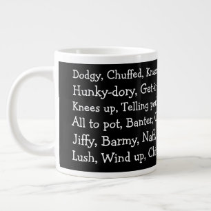 British Slang Large Coffee Mug