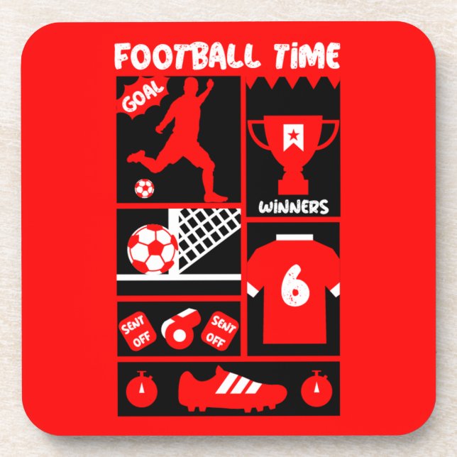 British Soccer Football  Coaster (Front)