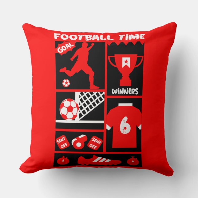 British Soccer Football   Cushion (Front)