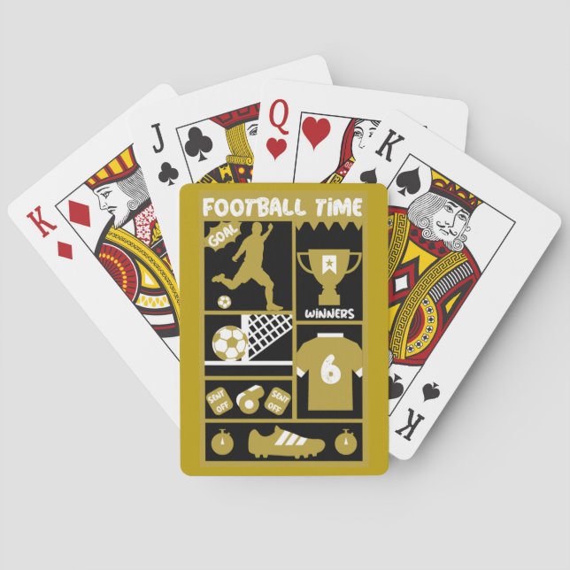 British Soccer Football        Playing Cards (Back)