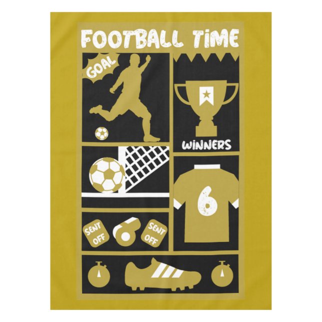 British Soccer Football      Tablecloth (Front)