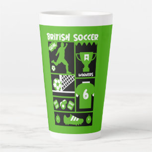 British Soccer Latte Mug