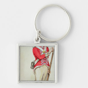 British soldier in Napoleonic times Key Ring