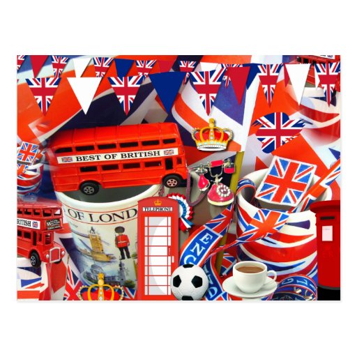  British Souvenirs  Postcard Zazzle