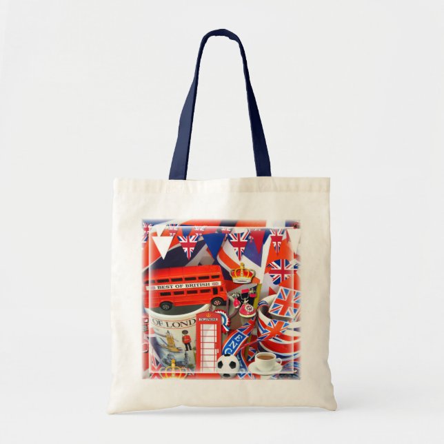 British Souvenirs Tote Bag (Front)