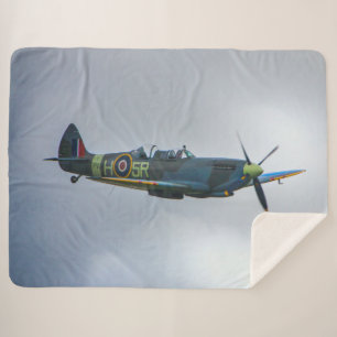 BRITISH SPITFIRE SHERPA BLANKET