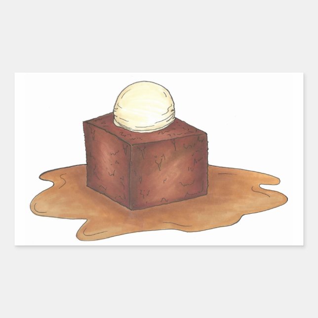 British Sticky Toffee Pudding Dessert Sticker (Front)