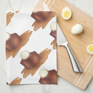 British Sticky Toffee Pudding England Foodie Towel