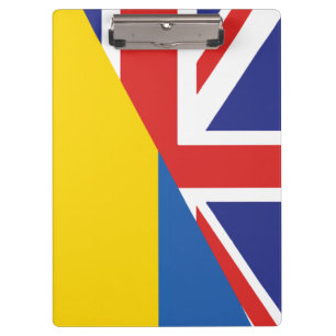 British support towards Ukraine Sherpa Blanket Clipboard